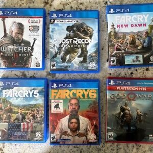 Bundle of 6 PS4 Games